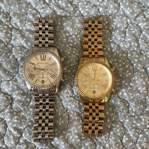 Michael Kors Lexington Watches Gold & Silver